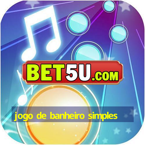 Jogo De Banheiro Simples